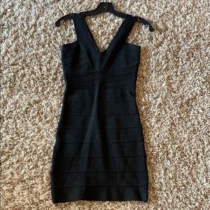 Bebe Black Bandage Dress